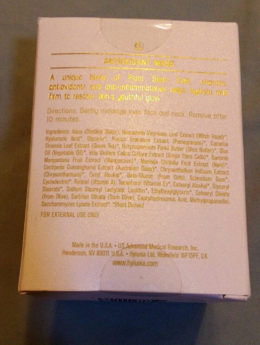 Antioxidant Mask - Orange (Age-Defying)